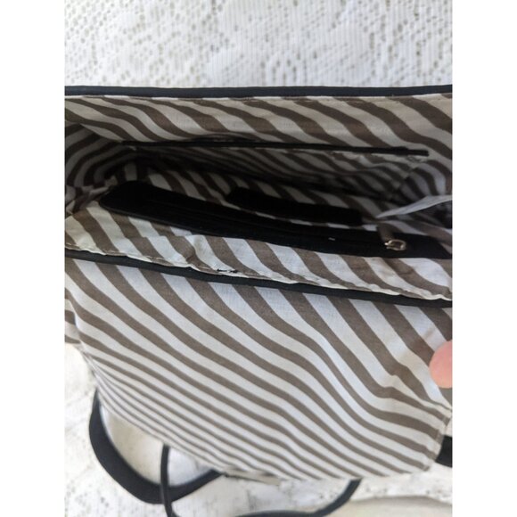 Vintage Steve Madden Shoulder Bag Black and White Cow Pattern - Picture 10 of 10